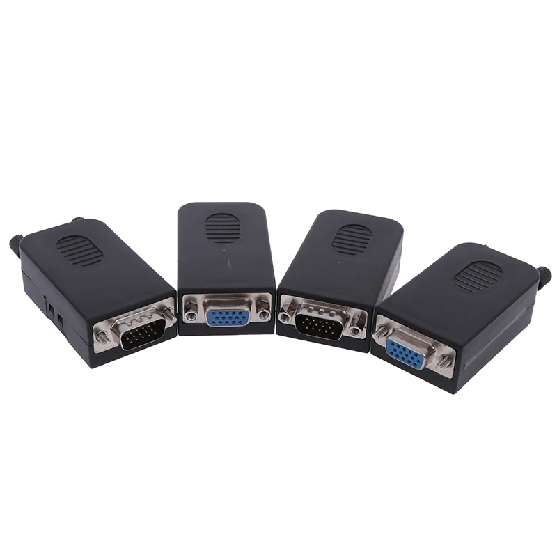 New Hpt D-SUB DB15 VGA Female / Male 3 Rows 15 Pin Plug Breakout Terminals Connectors High Quality 1PC