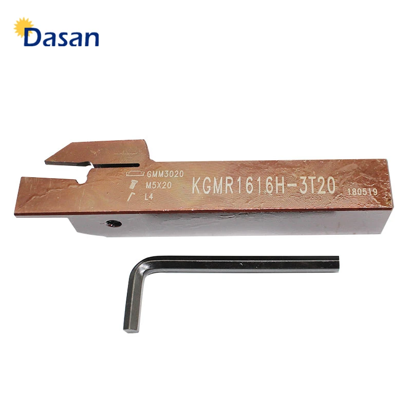 1 قطعة KGMR1616-3T20 الحز أداة حامل CNC ربيع الصلب الشق أربور مع توركس مفتاح وجع مخرطة القاطع تحول أداة