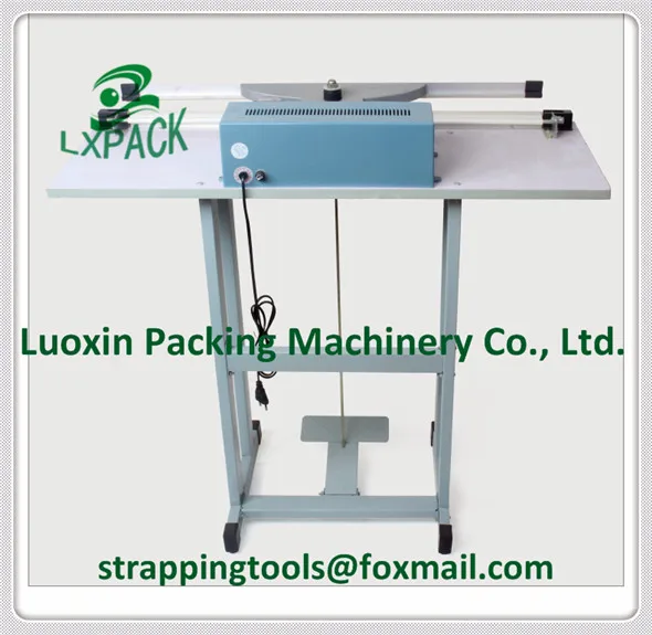 

LX-PACK Foot Operated Impulse Poly Sealers 12''14 inch Foot Double Impulse Vertical Sealer 18'' Twin Element Foot Impulse Sealer