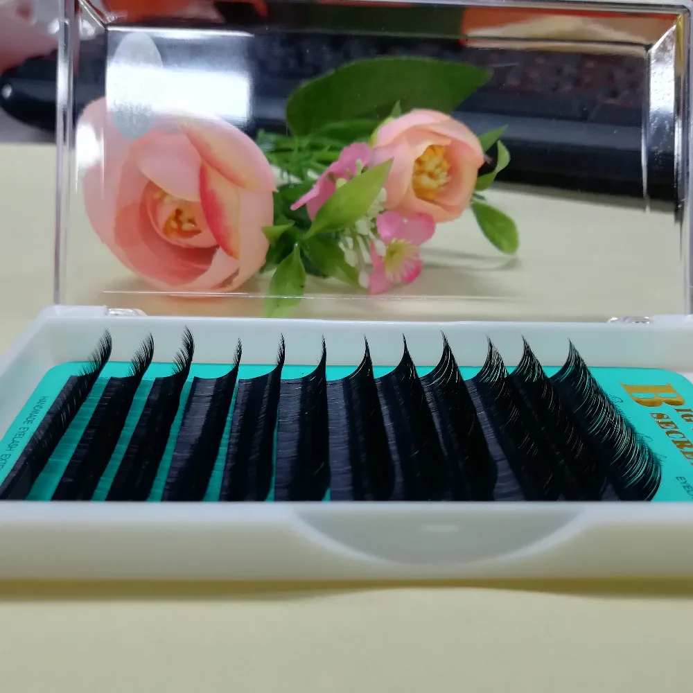 FREE SHIPPING Hot Sale Individual lashes Black Color Eyelash Extension 0.05 0.07 0.15 0.20mm C/D/L All Size Available