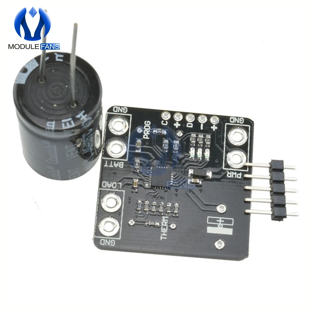 MCP73871 قوة دفعة USB 5 فولت تيار مستمر الشمسية ليبولي ليثيوم لون بوليمر شاحن مجلس 3.7 فولت 4.2 فولت وحدة شاحن بطارية