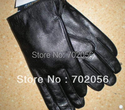 

2015 winter men's Genuine leather Gloves golve GLOVES gift mixed design 12pairs/lot #3335