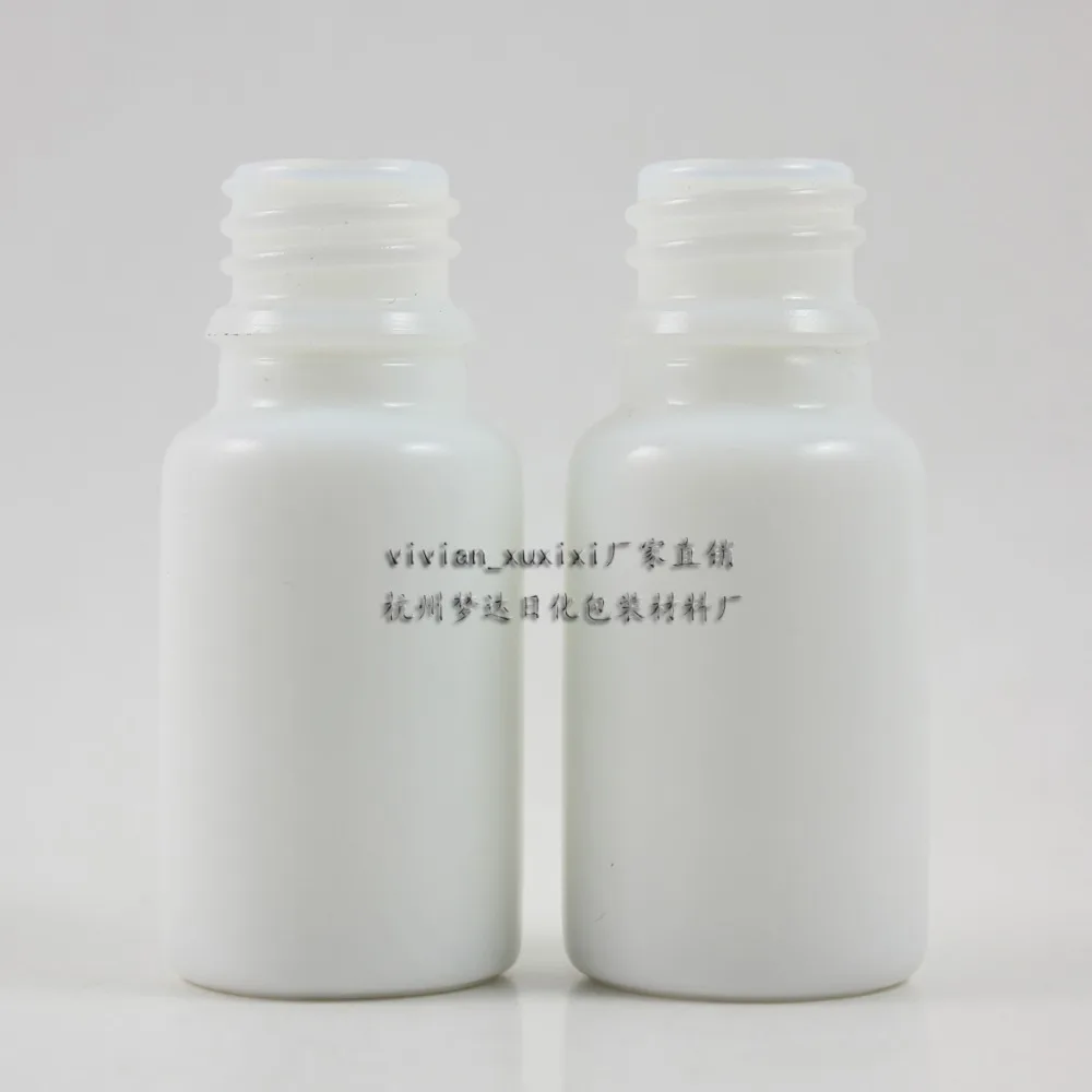 

wholesale,10ml white empty bottle without any caps,could match with sprayer/pump/dropper/common caps,glass container,18 mm