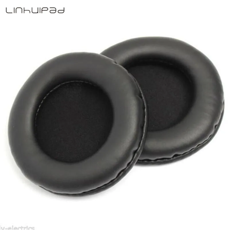 Wholesale 50 packs 90mm PU Leather Earpad Cushion Sponge Ear Pads for MDR-V700DJ V700 PRO700 Pinoeer MOTO S805 ATH-T2