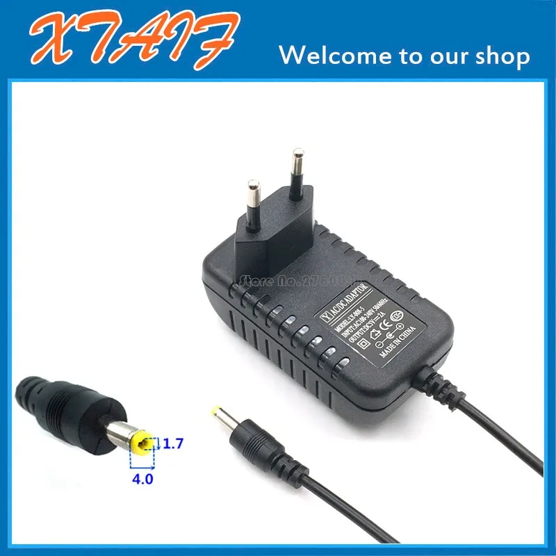 NEW AC 100-240V  DC 5V 2A 4.0*1.7mm / 4.0x1.7mm Wall Charger Power Adapter Supply EU US Plug for Android TV Box