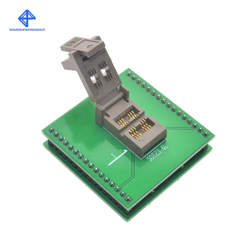 NIANNIANXINDIANZI SOT23-6L SOT23 do DIP6 Adapter programatora układu scalonego Gniazdo testowe układu scalonego