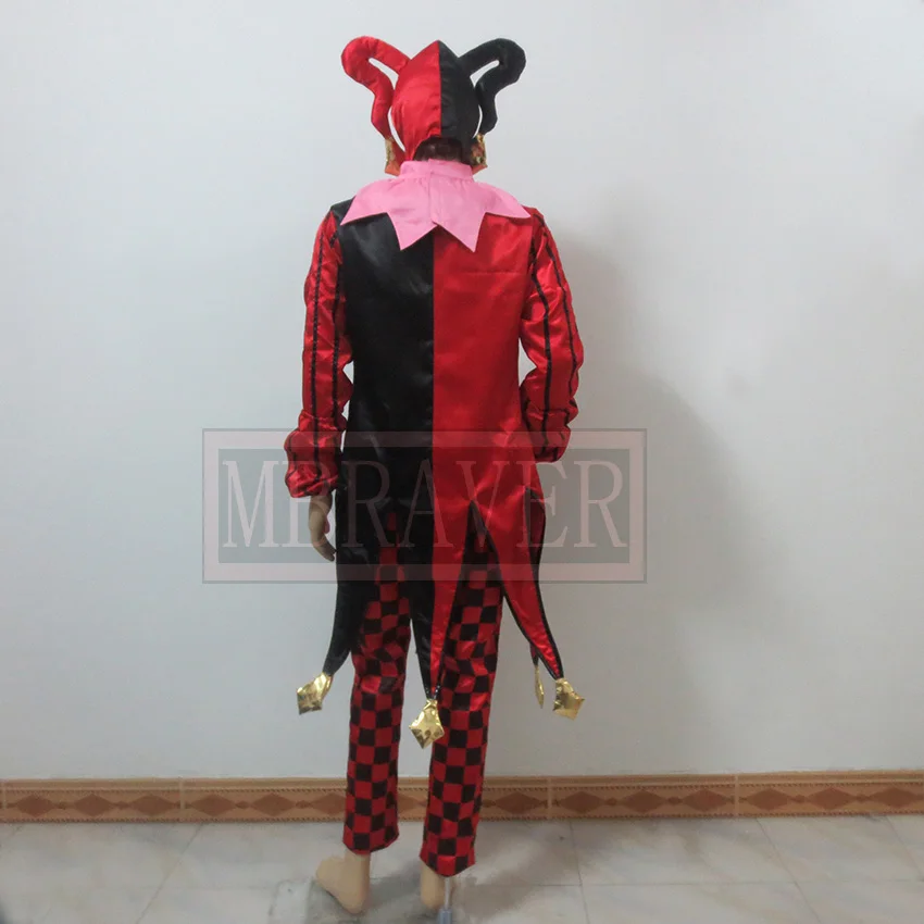 Demon Jester dzika karta Shaco kostium cosplayowy Anime Custom Made Uniform