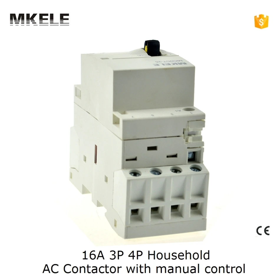 MKWCT-16M 3P 3NO 16A 220V 50or60HZ الدين السكك الحديدية المنزلية AC قواطع تشغلها التحكم اليدوي contator