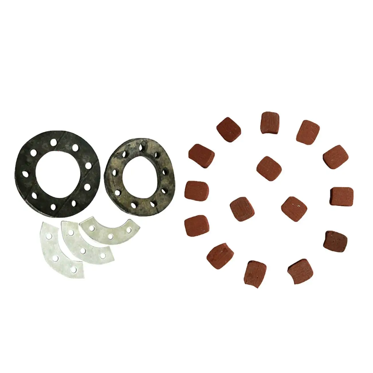 Sprocket Mount Kit&15xSquare Clutch Pads For 49cc 80cc 2 Stroke Motorized Bike