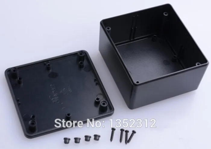 Free shipping 2 pcs/lot 80*75*45mm ABS plastic enclosure for electronics junction box housing DIY project enclosure desk top box