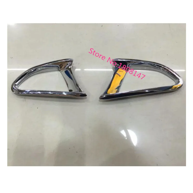 Car Rear Tail Fog Light Lamp Eyebrow Frame Stick ABS Chrome Cover Trim For Mazda 2 Mazda2 Demio 2015 2016 2017 2018 2019 2020