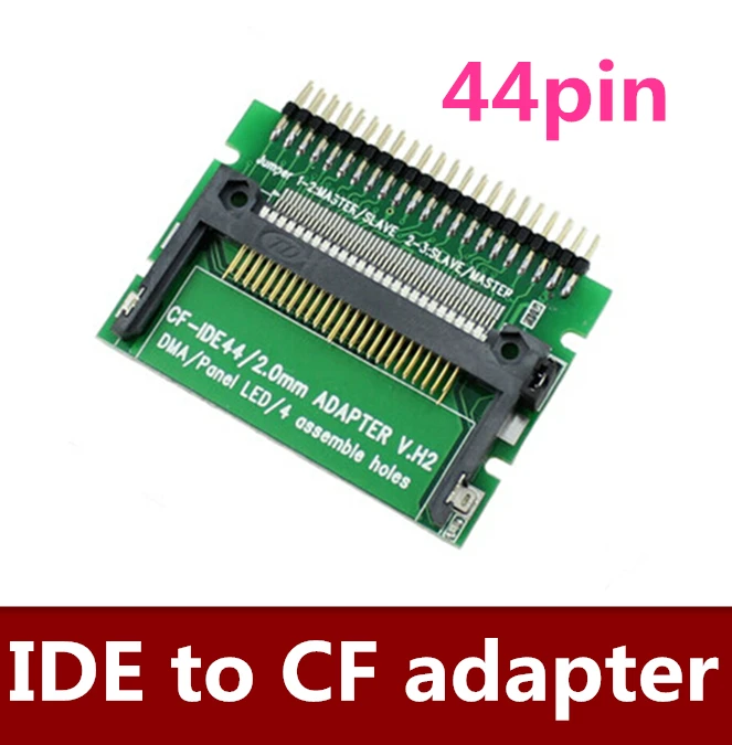 5pcs/lot   Free shipping  Notebook IDE to CF adapter, 44Pin IDE to CF adapter        2.5 inch hard disk card