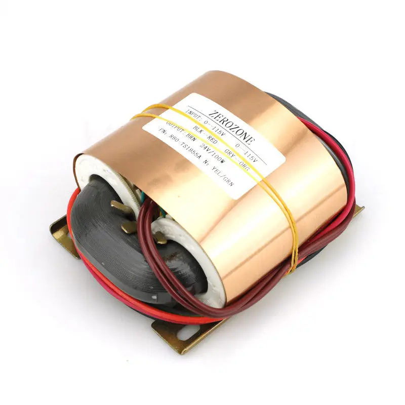 

GZLOZONE 100VA R-core Transformer 115V/230V To 9V 12V 15V 18V 20V 22V 24V L13-7-1