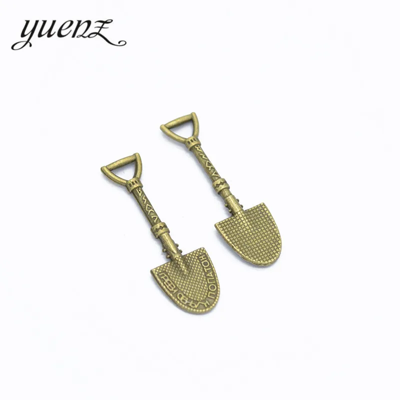 YuenZ 20pcs Antique shovel Charms Pendants for Jewelry Making Handmade Craft  32*10mm J290