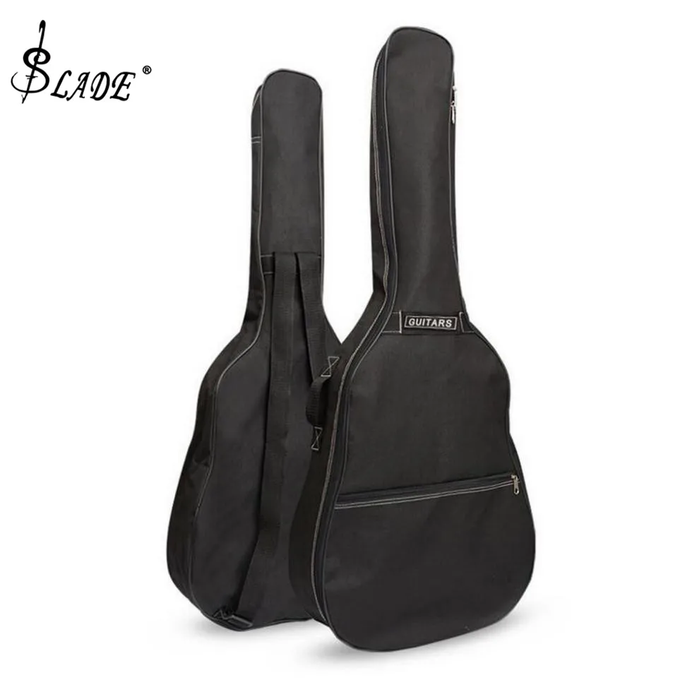 

Slade 40 / 41 Inch Acoustic Folk Guitar Bag Backpack Double Straps 600D Oxford Guitar Soft Carry Case Gig Bag Cover