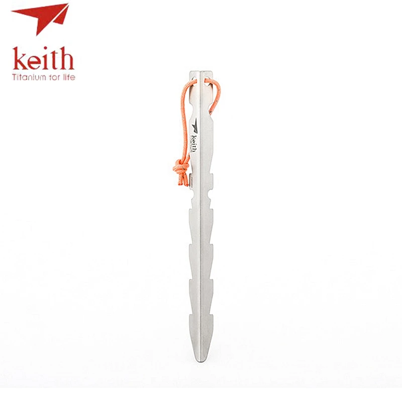 2pcs/ Lot Keith Portable Titanium Tent Stakes Tents Pegs Outdoor Accessories