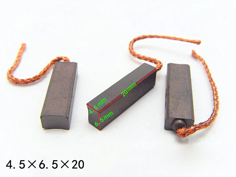 

Generator Regulator Carbon Brush for VW Polo Sagitar Magotan Buick GL8 Regal Chery BYD Great Wall (Size:4.5*6.5*20mm)