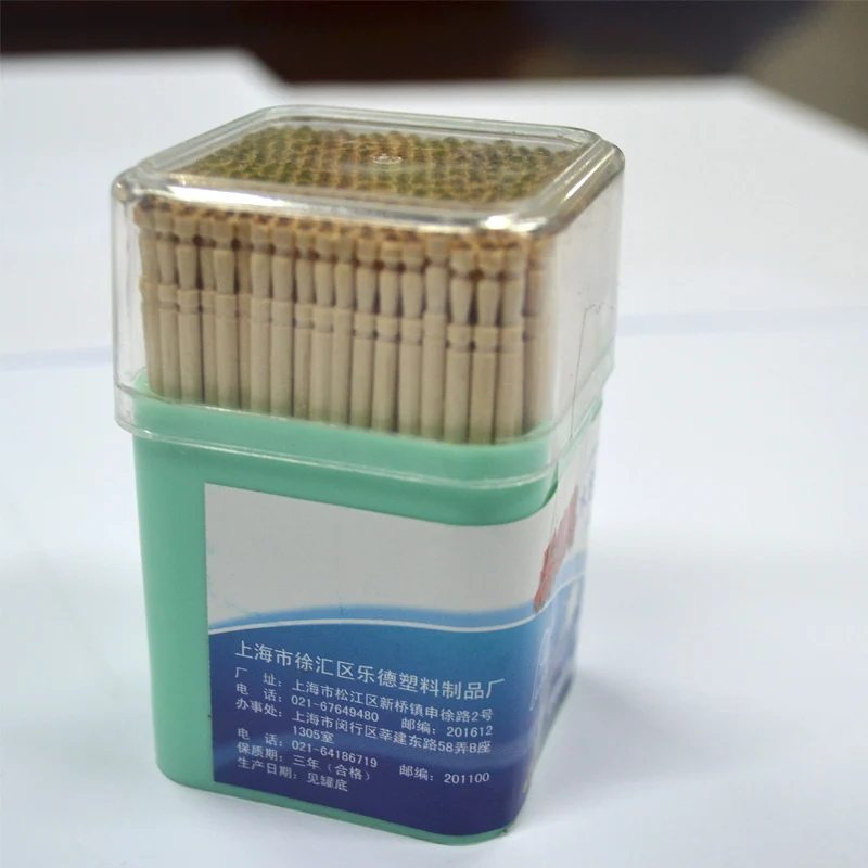 wooden toothpicks natural wood disposable tooth picks round head not too sharp