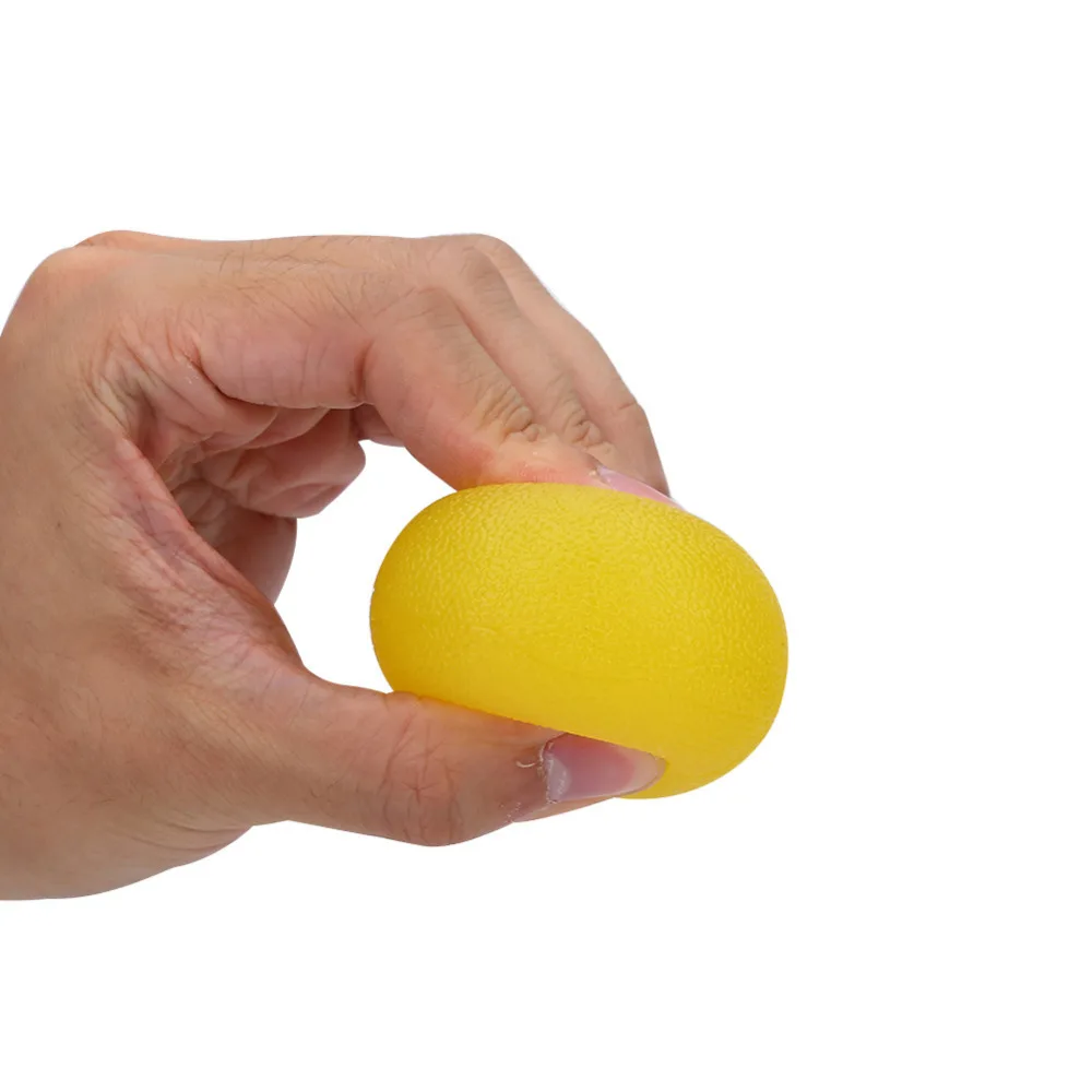 Bola de silicona para terapia de manos, pelota de descompresión para ejercicios de mano, flexibilidad de los dedos, masaje deportivo, Bola de agarre curativo de fuerza