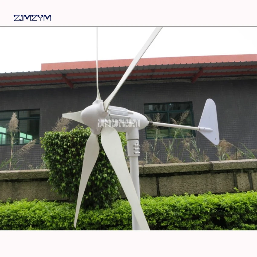 

Wind Turbine Blade 5 Aerogenerator 24v Windmill Generator 740r / m Small Wind Power Generator 12v Wind Turbina Generator Z-500W