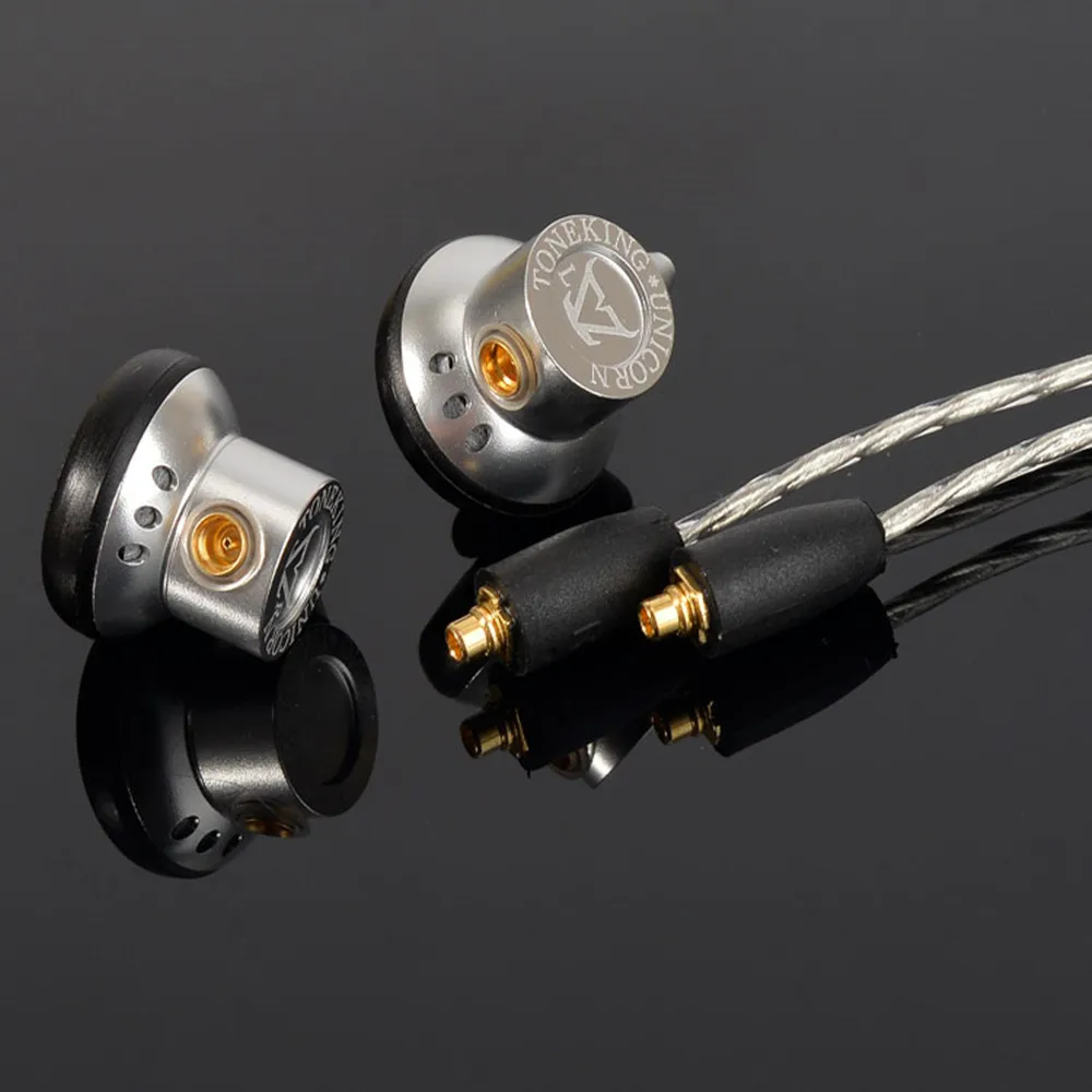 TONEKING UNICORN In Ear Earphone Earbud HIFI Monitor Metal Earbud Earphone With MMCX Interface