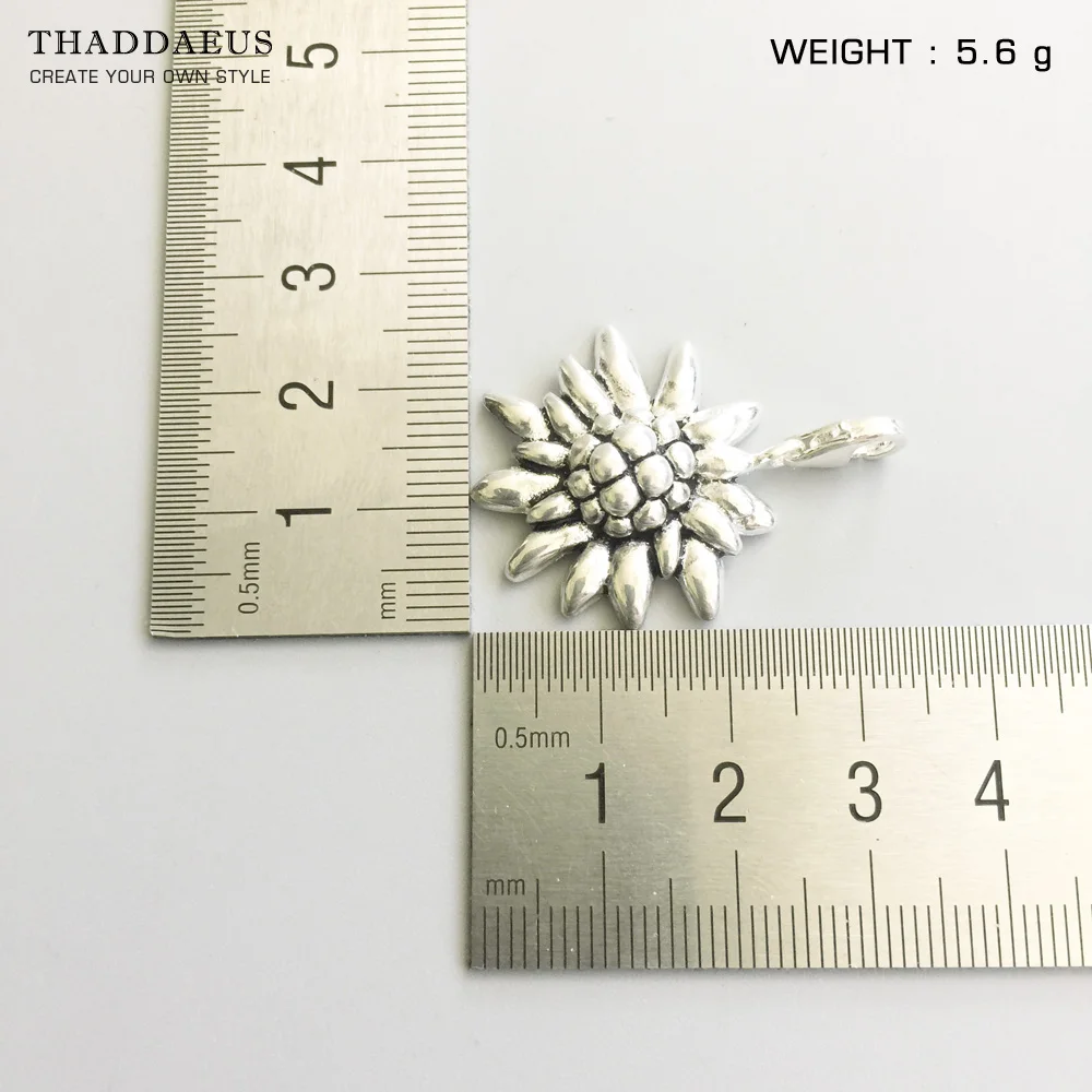 Magic Edelweiss Charm Pendants Drop Shipping European Style  Classic Fit Bracelet For Europe Women