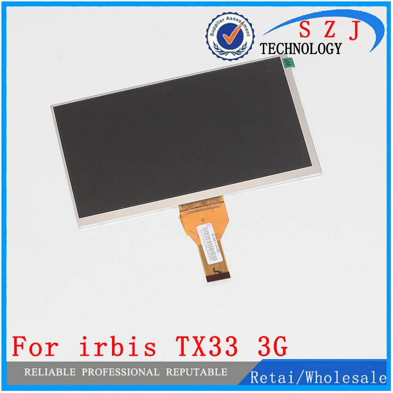 

New 7'' inch Matrix For irbis TX33 3G TABLET LCD display Screen Panel Lens Frame Module replacement Free Shipping