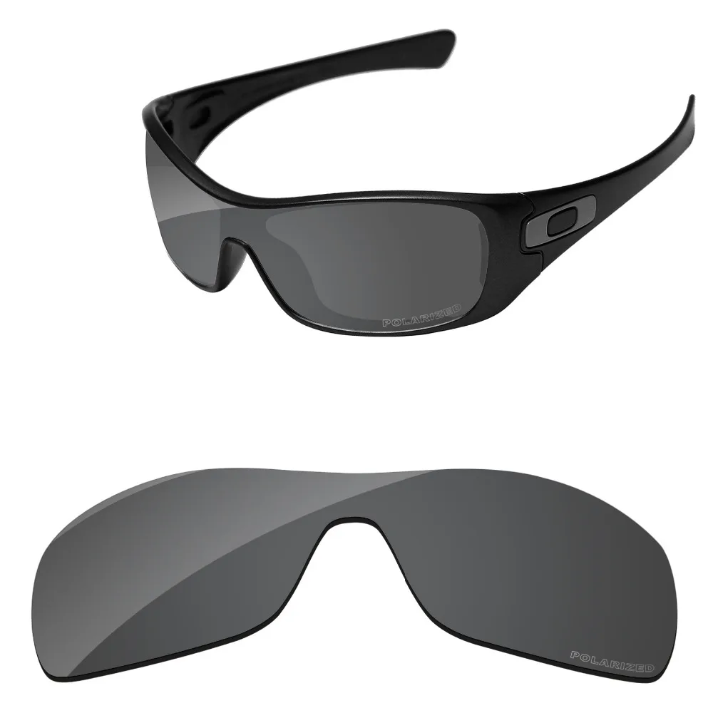 Bsymbo Polycarbonate POLARIZED Replacement ETCH Lenses for-Oakley Antix OO9077 Sunglasses - Multiple Options