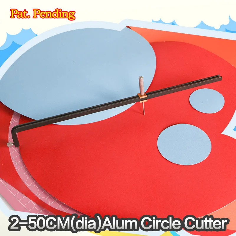 2-50CM(diameter) aluminium circle cutter paper circle cutter crafting circle cutter