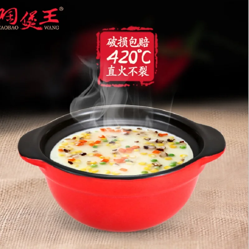 The bird's nest water stew small ceramic casserole pots with handle traditional Mini Baby