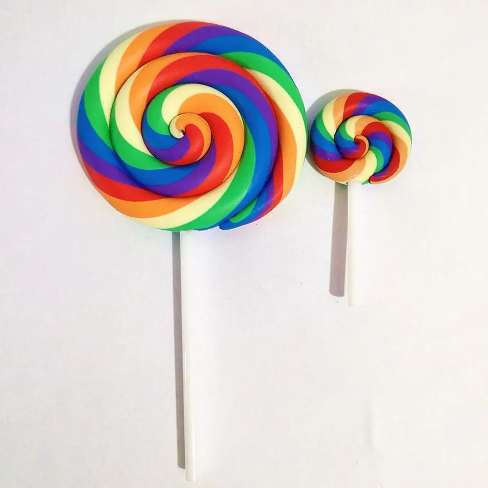 2PcsครัวอาหารMini Lollipopของเล่นจำลองตุ๊กตารูปตุ๊กตาตกแต่ง