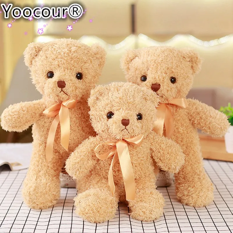 

Small 30cm Cute Kawaii Teddy Bear Couple Plush Toy Stuffed Animal Soft Doll Bears Stuffed Plus Wedding Gifts