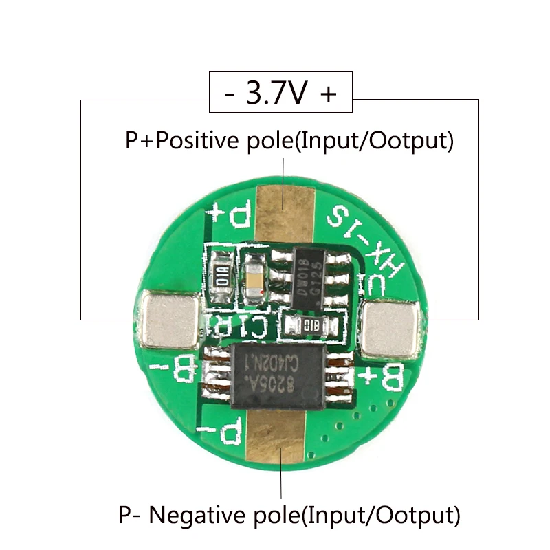 5PCS 3.7V 1S 2.5A 18650 li-ion BMS PCM Battery Protection Board PCB with Overcharge and Over Discharge Protection