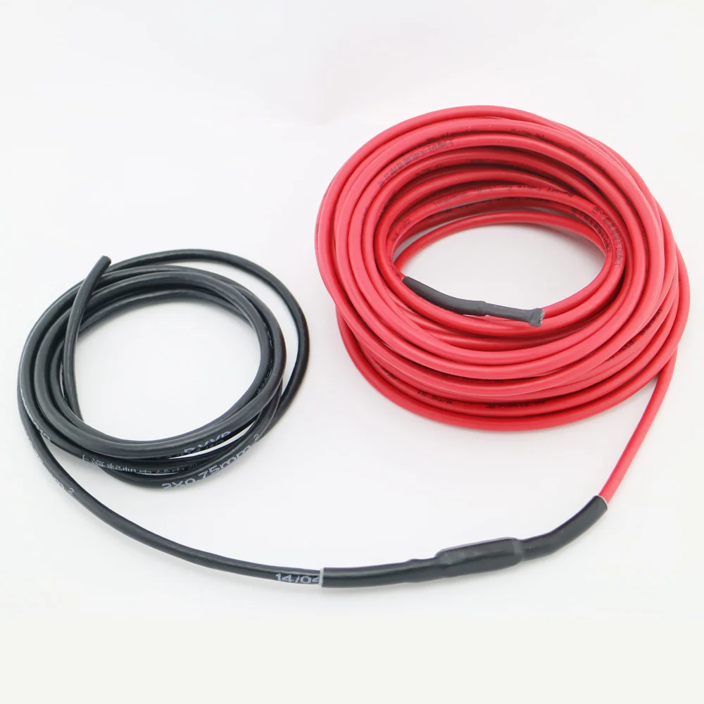 2200W 118M Twin Conductor Floor Heating Cable System For Outdoor Car Ramp Way Protection System, Wholesale-HC2200D