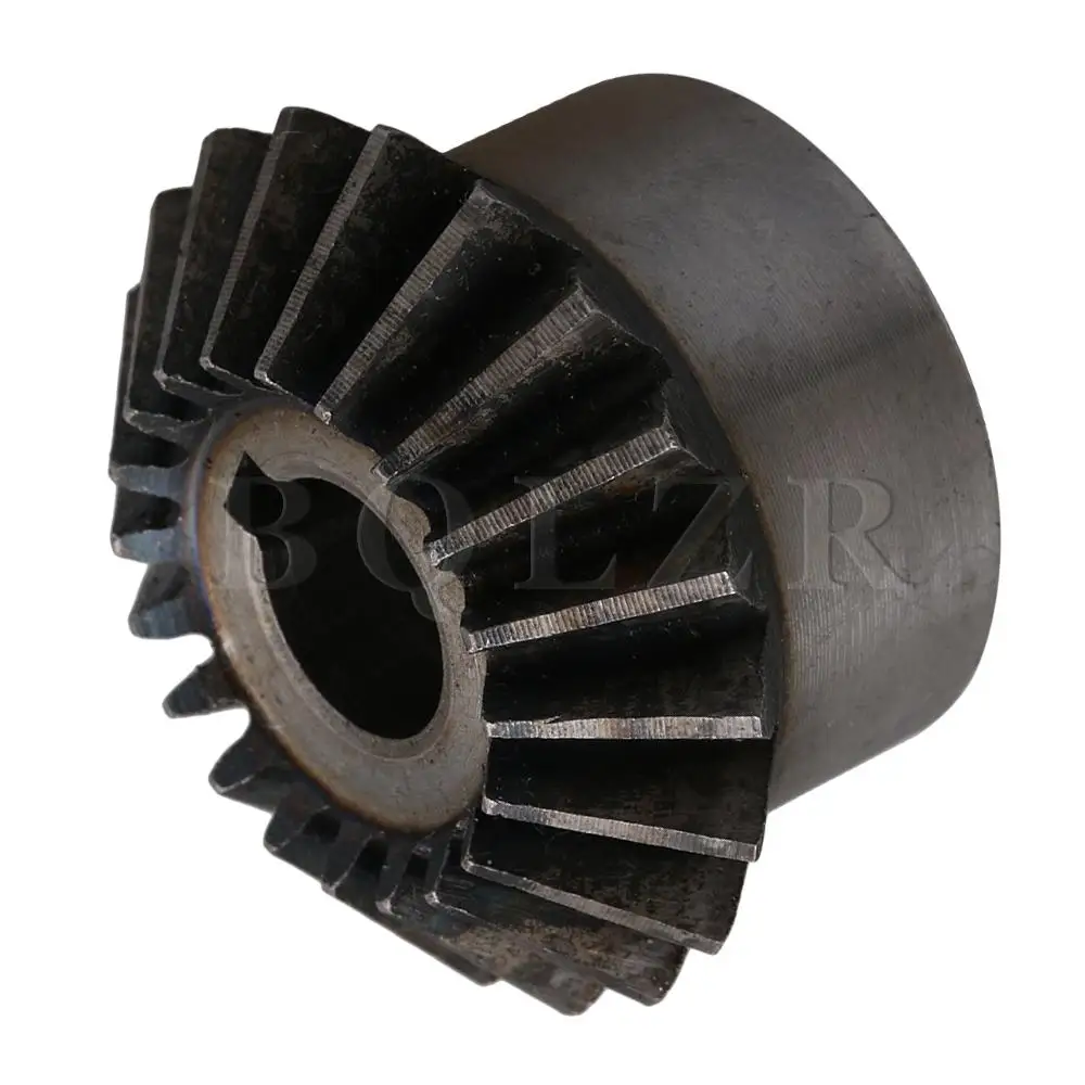 BQLZR 2 Pieces 2 Mode 20T 12mm Hole Diameter 45# Steel Bevel Gear 1:1 Ratio