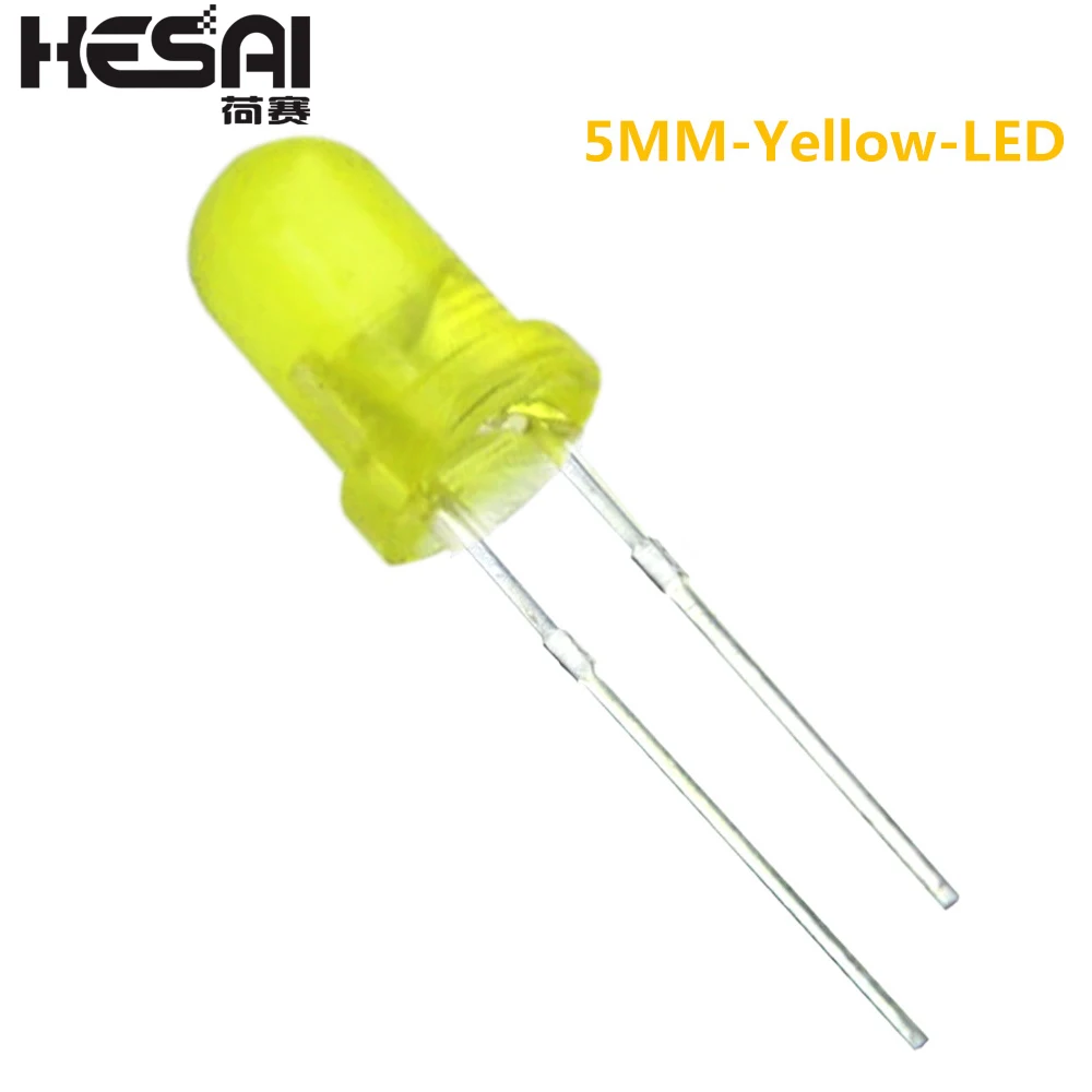 100Pcs/lot F5 5mm LED Ultra Bright Red/Green/Blue/White/Yellow/Orange 5mm Round LED Diode F5 LED Light Emitting Diode