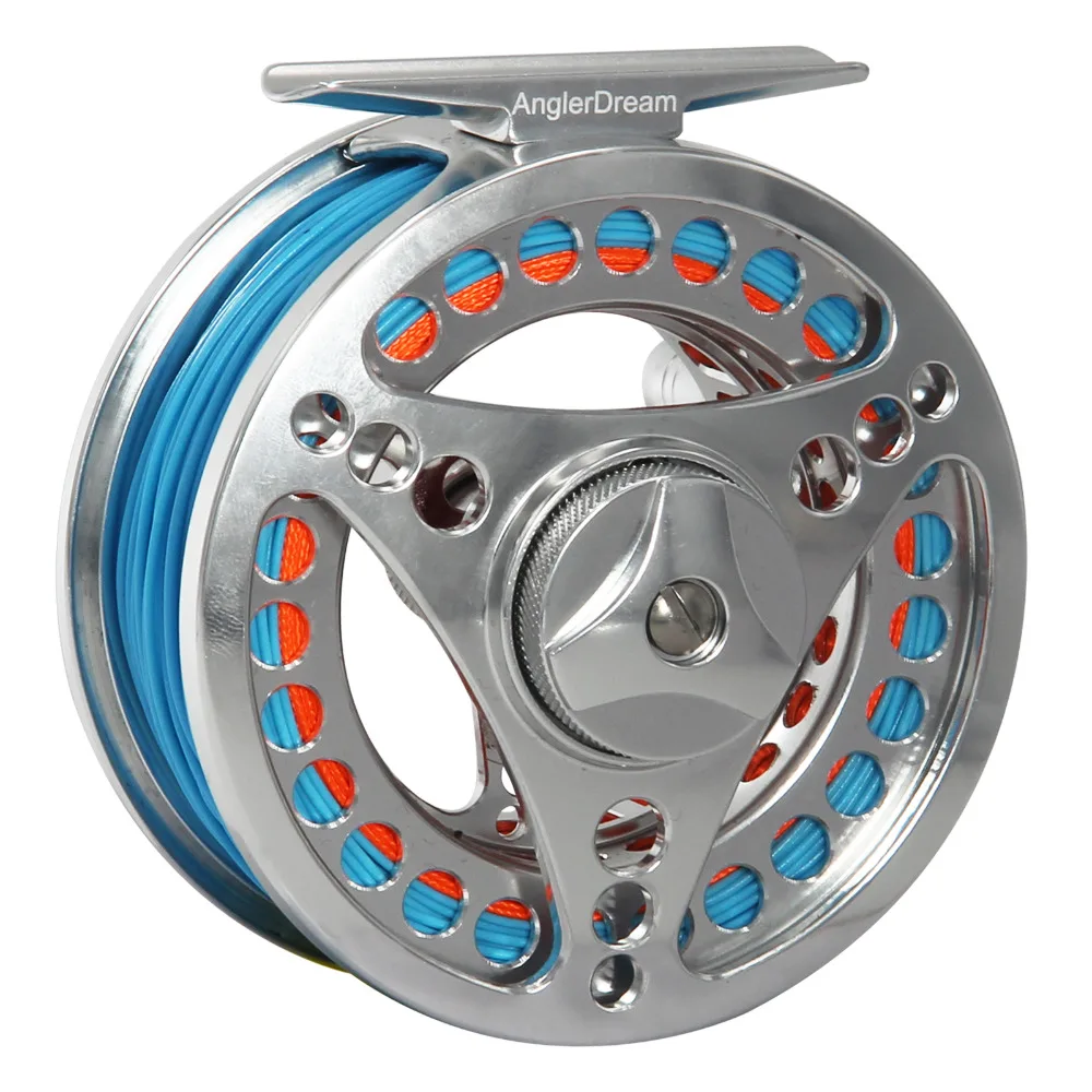 Angler Dream Fly Fishing Reel Combo 3/4 5/6 7/8 9/10 Machined Aluminum Full Metal Fly Fishing Wheel Saltwater Freshwater Fishing