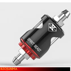 Rzojunm Quality Motorbike Gasoline Filter/strainer Stainless Engine Protection Universal For Honda Yamaha Xjr400 Harley Kawasaki