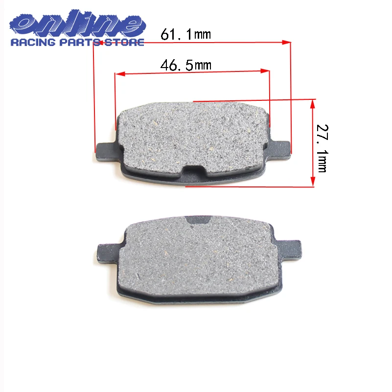 Front Brake Pads For Thumpstar Junior 90cc Supa 110cc Expert 125 WUYANG WY 50 QT free shipping