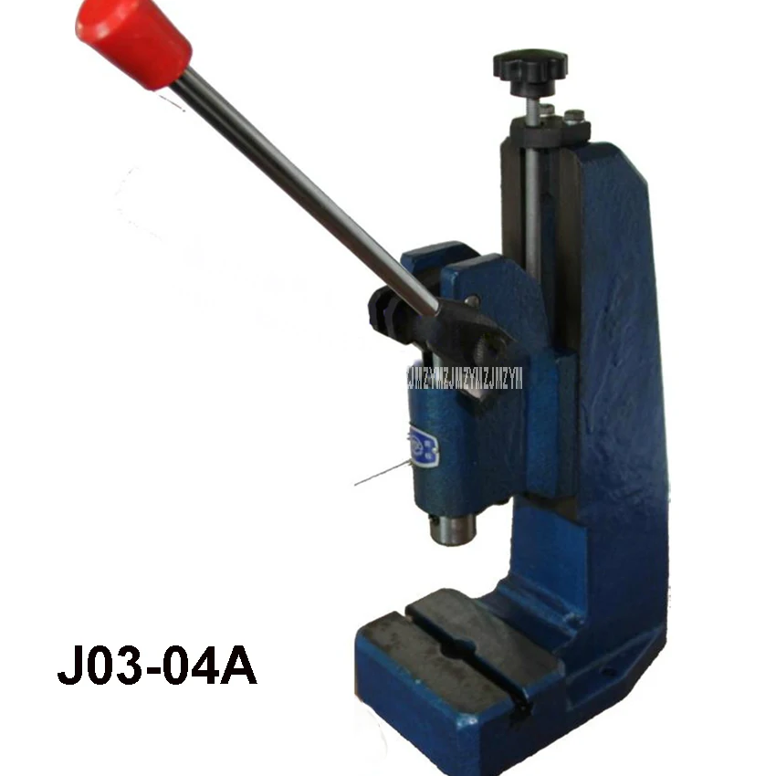 

J03-04A precision manual press / hand pull punch,Maximum clamping height 175mm,Nominal pressure 4KN Manual Punching Machine