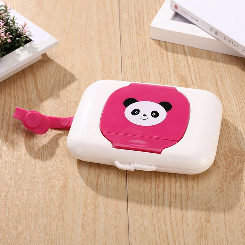 Home Bath Car Travel Wet Tissues Plastic Dry Wipes Case Baby Wipe Press Pop up Tissue Dispenser Holder Box