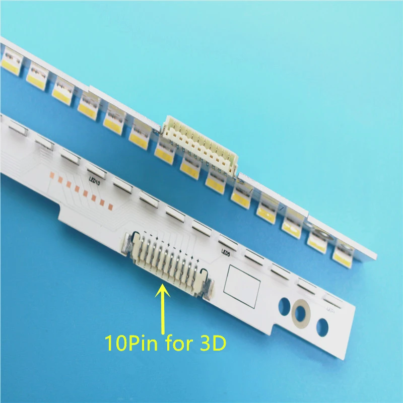 New 10 PCS/set 60LED 572mm LED Backlight strip For Samsung UA46ES5500R SLED 2012SVS46 7032NNB LEFT60 RIGHT60 3D