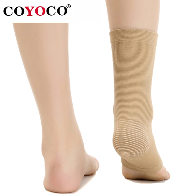 1 Pcs Ankle Support Protect Brace COYOCO Brand Bicycle Football Badminton Anti Sprained Bike Ankles Nursing Care Warm Brown