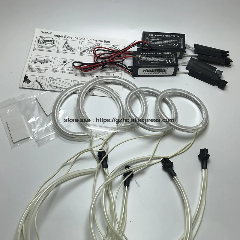 HochiTech For Mazda 6 Mazdaspeed6 Ultra Bright Day Light DRL CCFL Angel Eyes Demon Eyes Kit Warm White  Ring Car-styling