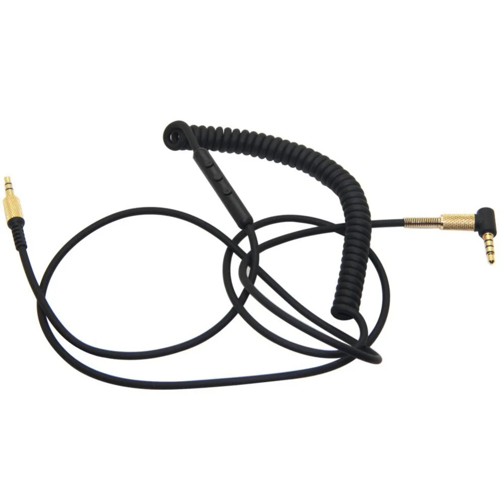 Audio de remplacement pour Marshall Major II, 1.2m, câble d'extension, contrôle du Volume du Microphone, pour iPhone ipad