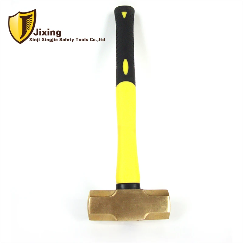 0.91kg/2lb  Non sparking Brass Sledge Hammer with Plastic Handle,Safety Hand Tools