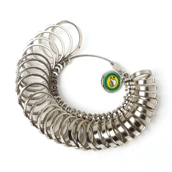 Finger Ring Metall Meter Gauge Werkzeuge Messen Größe für Schmuck Schmuck Werkzeuge