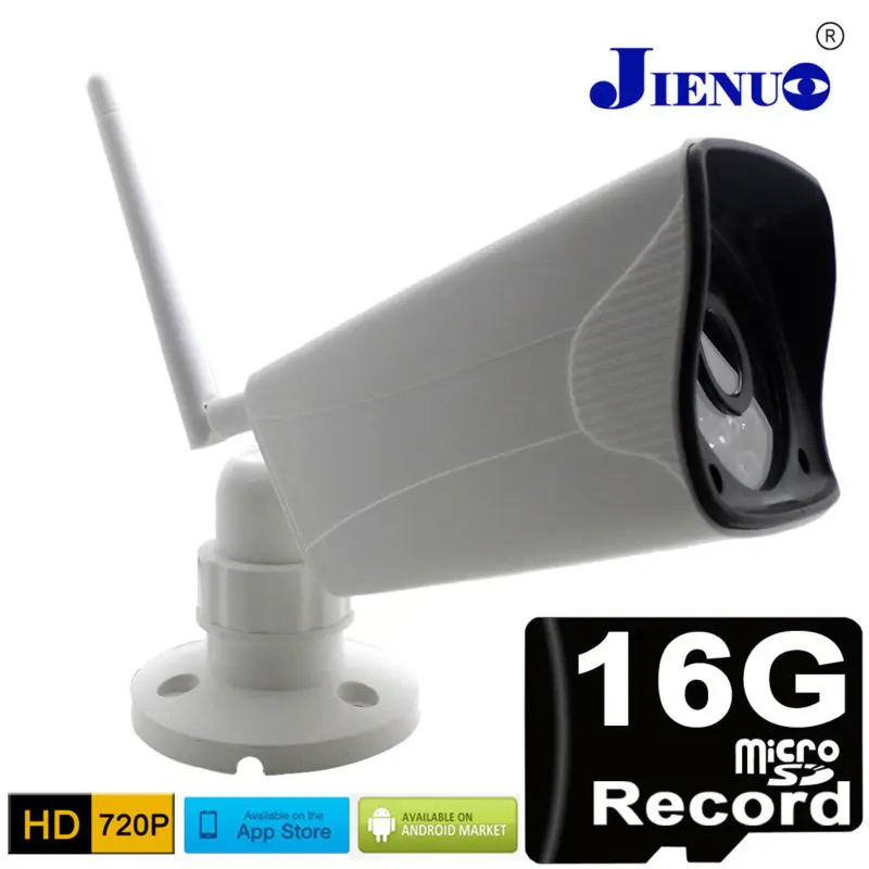 

Ip camera 720P wifi Built Micro SD 16G Record Outdoor waterproof Mini Surveillance Wireless Home Cam Cctv Security System P2p hd