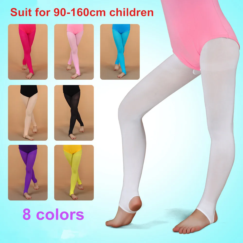 Summer Child Dance Sock Velvet Ballet Pantyhose Girls Soft Elastic Collant Ballet Tights Leotard Ballerina Professional Leggings