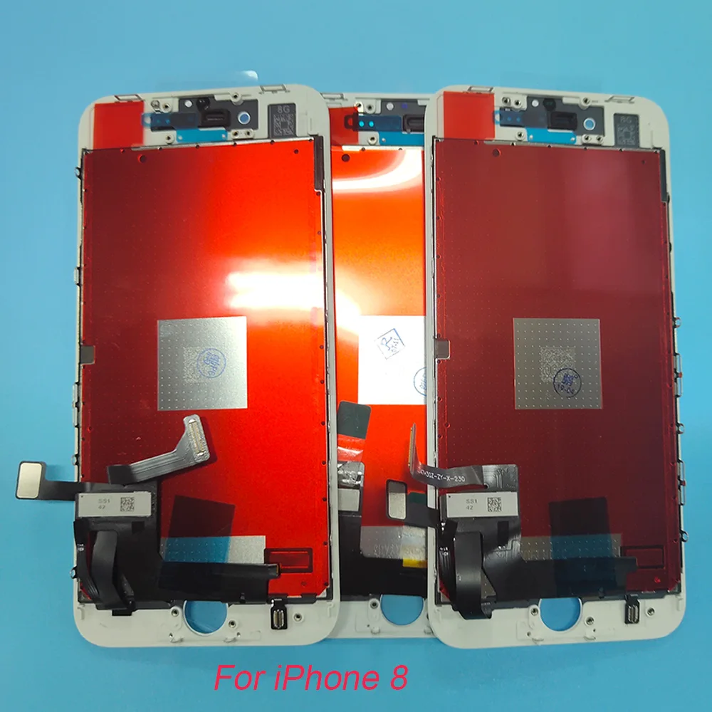 مجموعة شاشة لمس LCD ، 5 قطع ، بدون بكسل ميت ، لهاتف iPhone 7 Plus 8 Plus